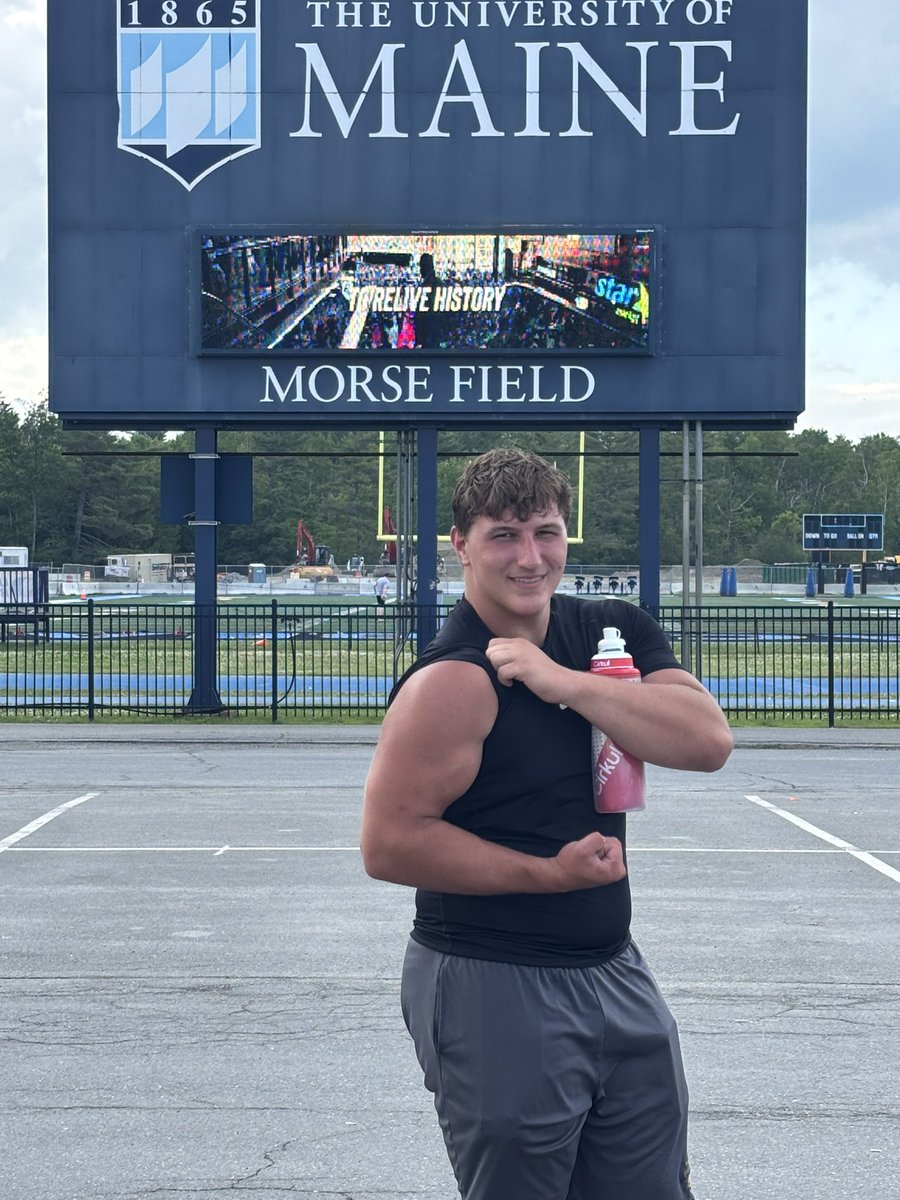 Ayden Banker (@bigbankthetank) on Twitter photo Had an awesome time at the University of Maine football camp on June 22nd thanks to <a href="/BlackBearsFB/">Maine Football</a>! Was an awesome competitive experience. Thank you <a href="/jamesohagan285/">James O'Hagan</a> for the phenomenal coaching. Thank you <a href="/CoachStevensFB/">Jordan Stevens</a> for sitting down and talking with me. <a href="/jerryflora1/">jerry flora</a> Had an awesome time at the University of Maine football camp on June 22nd thanks to <a href="/BlackBearsFB/">Maine Football</a>! Was an awesome competitive experience. Thank you <a href="/jamesohagan285/">James O'Hagan</a> for the phenomenal coaching. Thank you <a href="/CoachStevensFB/">Jordan Stevens</a> for sitting down and talking with me. <a href="/jerryflora1/">jerry flora</a>
