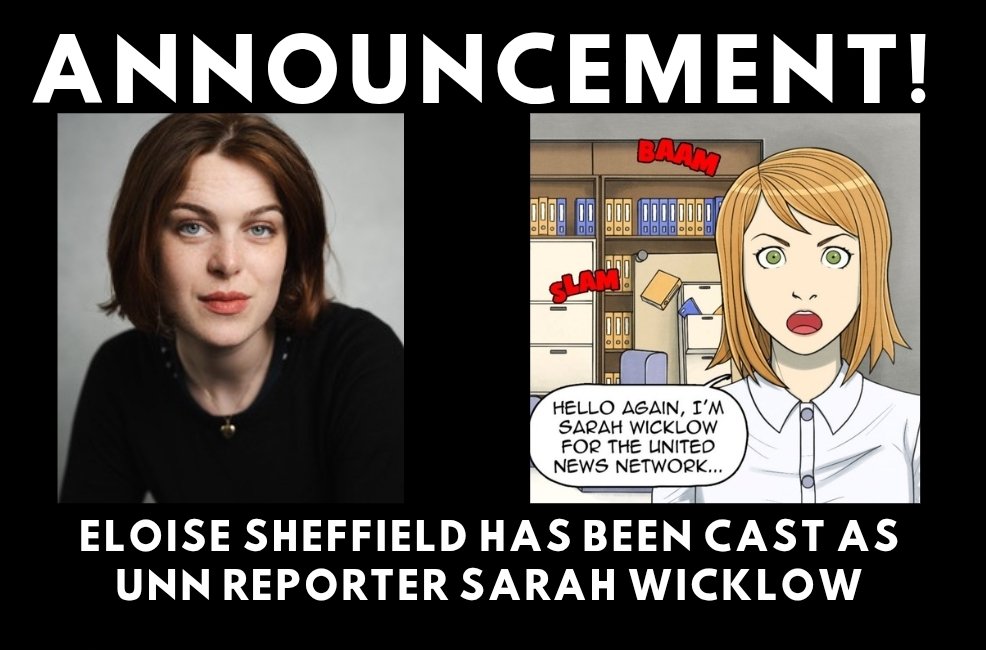 asapimagination's tweet photo. BREAKING NEWS! We're proud to add the awesome Eloise Sheffield to the cast of The Conversation as UNN Reporter Sarah Wicklow! 

The Conversation is a joint project with ASAP Imagination Productions and Bad Mosquito Films @BadMoSquitofilm https://t.co/aXUPTAj3iM