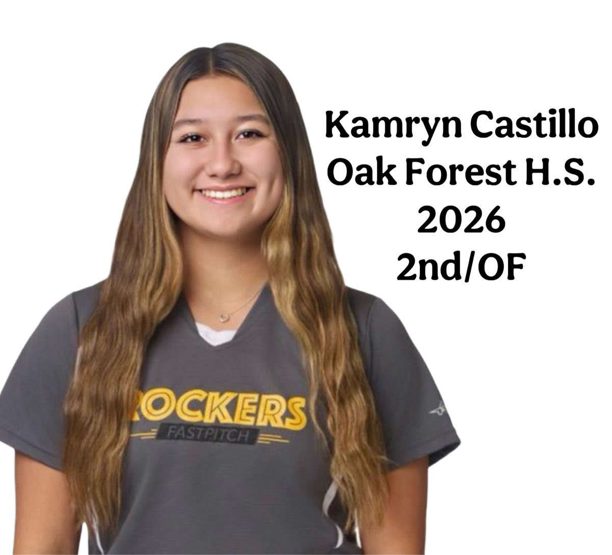 Oak Forest High Schools Kamryn Castillo had a strong weekend at the PGF Vette City Showcase. Kam hit at a .400 pace. More importantly, several of her at bats resulted in extending rallies with two outs. We look forward to seeing what she will do for an encore this upcoming week.