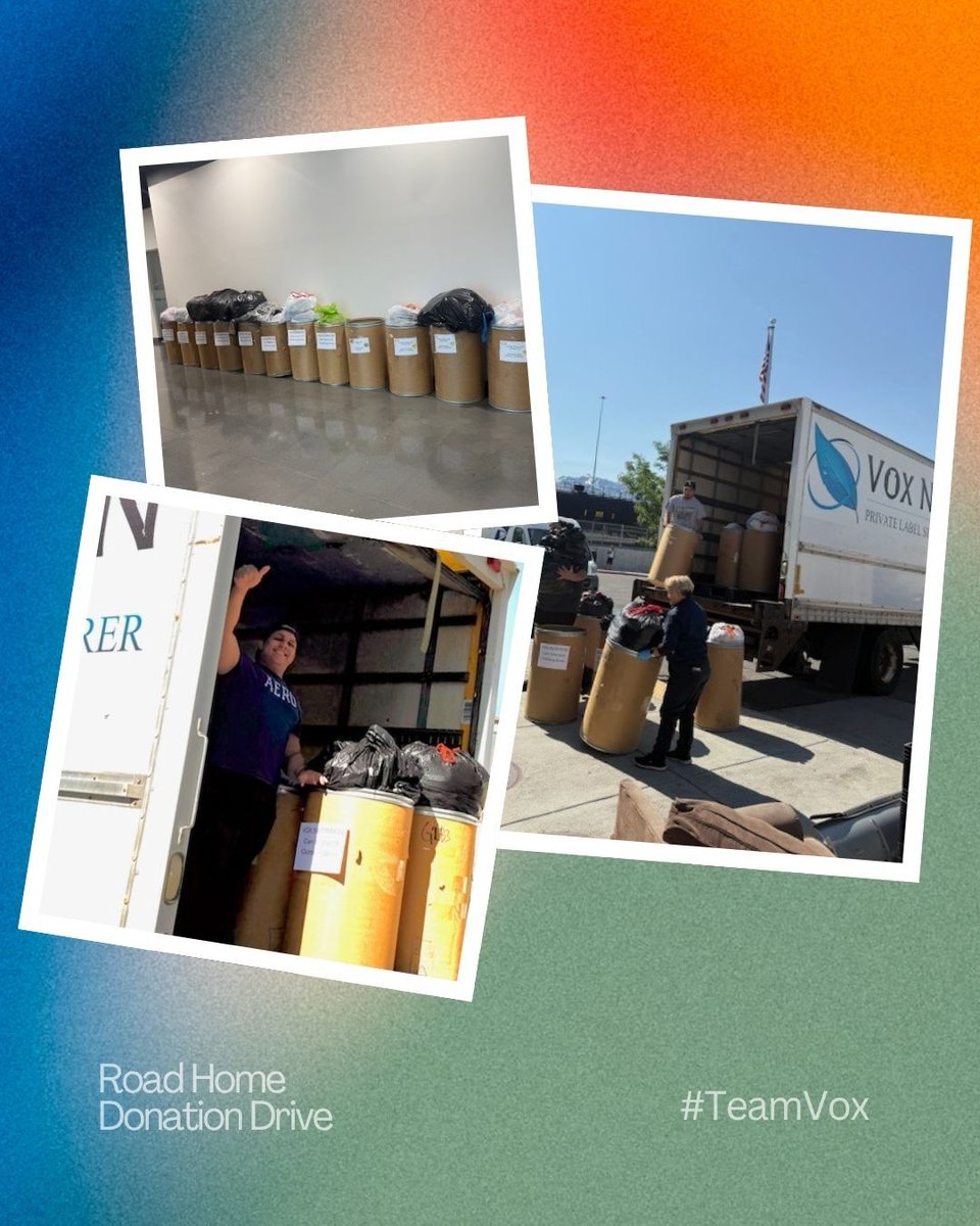 Update! ✨ All those essential items collected during our @VoxNutrition donation drive for @TheRoadHomeSLC are now at the shelter, ready to support families on their journey home. Incredible teamwork and community spirit! #VoxNutrition #MakingADifference #UtahCares #TheRoadHome