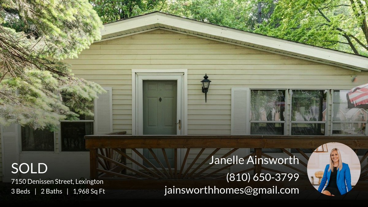 CBP_PortHuron's tweet photo. If you're considering selling your home, we should talk! Take a look at this recently sold listing in Lexington! Give me a call at (810)650-3799 if you're ready to talk.

#PortHuron #MIchiganRealty #RealEstate #Realtor #WhyHRC https://t.co/JTuQ3TDQOi https://t.co/aCayp1adXw