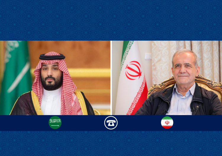 #SaudiArabia Crown Prince spoke with #Iran's President by phone. Iranian President Pezeshkian said, "We are ready to resolve issues with US based on int'l frameworks."
Saudi Crown Prince said, "We hope talks between Iran &amp; US begin &amp; conclude soon."