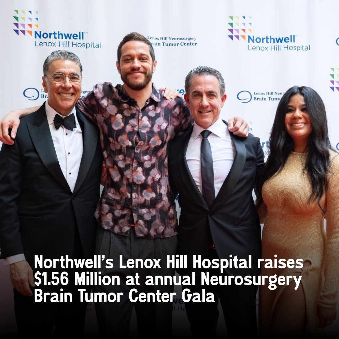 Lenox Hill Hospital (@lenoxhill) on Twitter photo We celebrated another incredible night at our annual Lenox Hill Neurosurgery Brain Tumor Center Gala that was co-hosted by Good Morning America's Lara Spencer and American actor, writer and comedian Pete Davidson.
🔗Learn more here bit.ly/4k8Ii9O We celebrated another incredible night at our annual Lenox Hill Neurosurgery Brain Tumor Center Gala that was co-hosted by Good Morning America's Lara Spencer and American actor, writer and comedian Pete Davidson.
🔗Learn more here bit.ly/4k8Ii9O