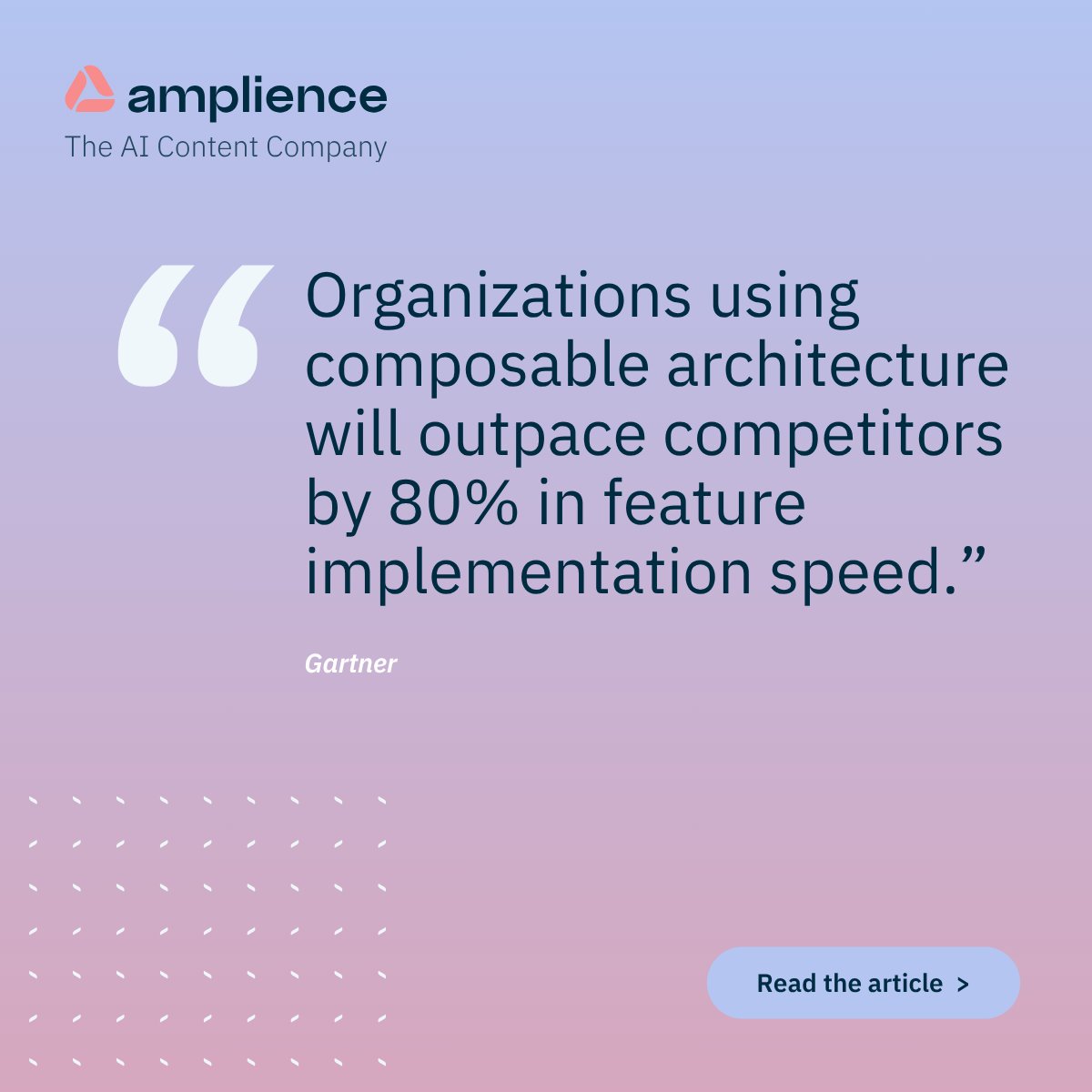While many businesses patch up monolithic platforms, you could be building something that actually scales.

MACH architecture isn't just different – it's what happens when you stop accepting limitations.

Learn why leading brands are making the switch: hubs.la/Q03tngrf0