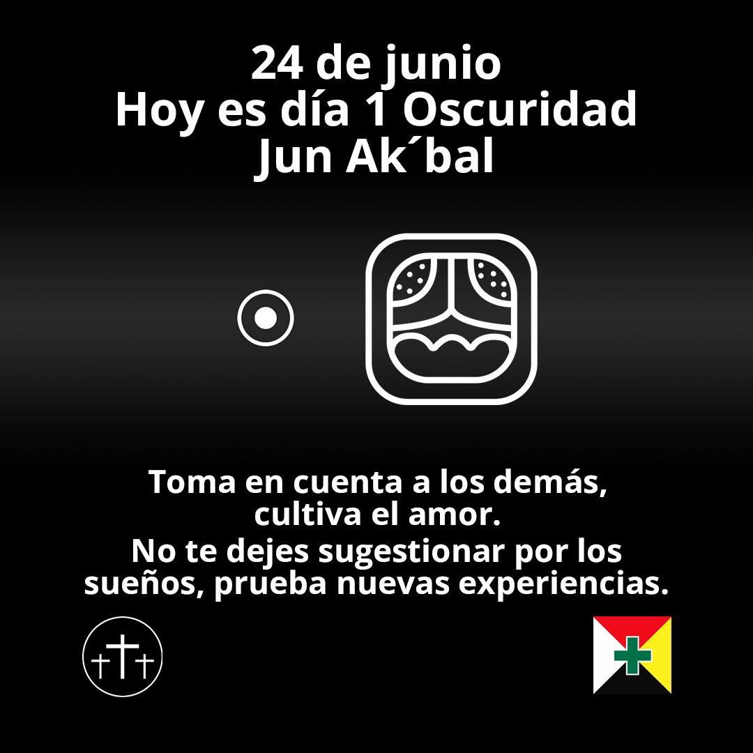 El día de hoy es 1 Oscuridad – Jun Ak'bal
El libro maya afirma: “En el día de Casa tomó agua, mojó la tierra y modeló con ella el cuerpo humano.” (Chilam Balam, Libro de los Kines)
#IglesiaMaya #Maya #Iglesia #Martes #FelizMartesParaTodos #ceasefire #MexicoPorLaCopa #Mexico #hola