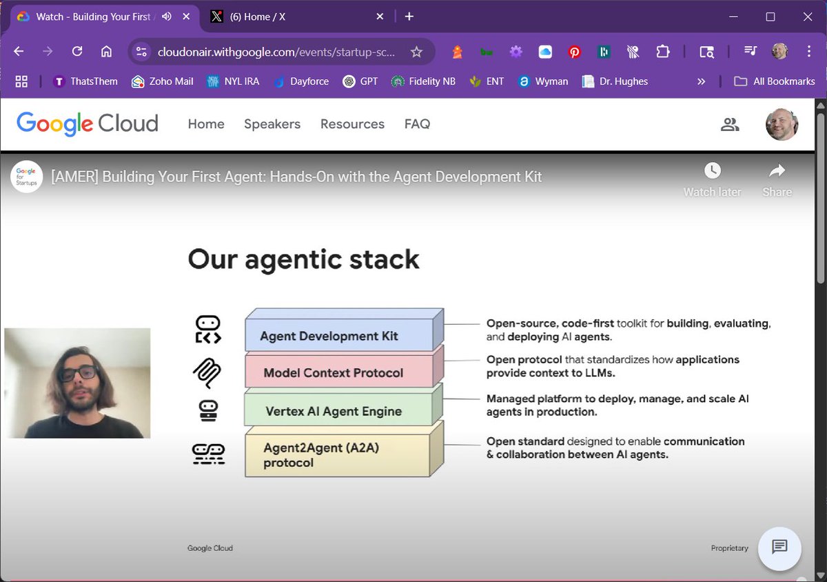 spiritcodenwine's tweet image. Participating in @googlecloud Building Your First Agent demo. #AI #LLM #CloudArchitect #GoogleCloud