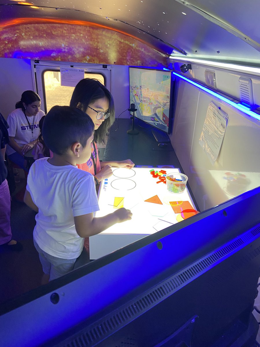 LetiG13's tweet photo. Disfrutando las actividades del STEM Bus. 😍
Enjoying the different activities on the STEM Bus. @AlvinISDSTEMBus @AlvinISD @AlvinISD_EL https://t.co/7G98KdHQ8g