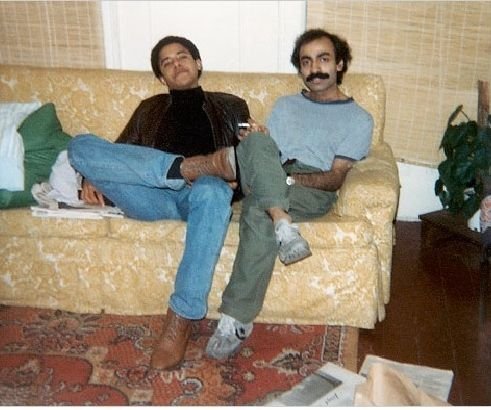 18. Barack Obama with his friend Sohale Siddiqi, in Karachi (Pakistan), in 1981.
