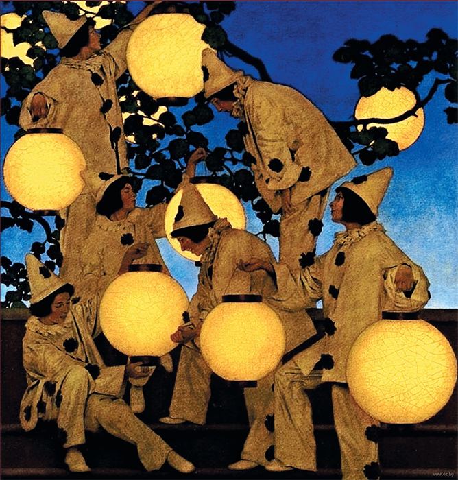 Maxfield Parrish is one of the most brilliant artists of American art. His works captivated the public.