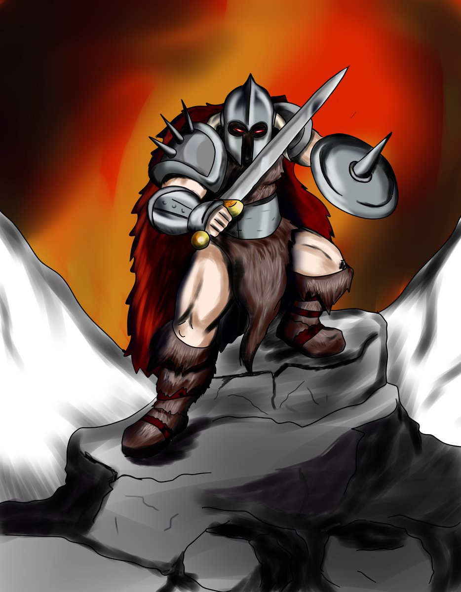 Dark Warrior
#warrior #barbarian #swordandsorcery #fantasy #osrpg
