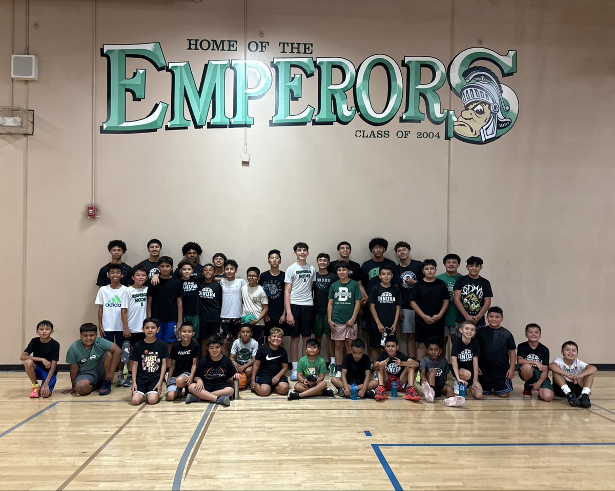 Day 1 of our youth camp is in the books. 

Final day is today - Noon-2pm. 

Go Emperors!