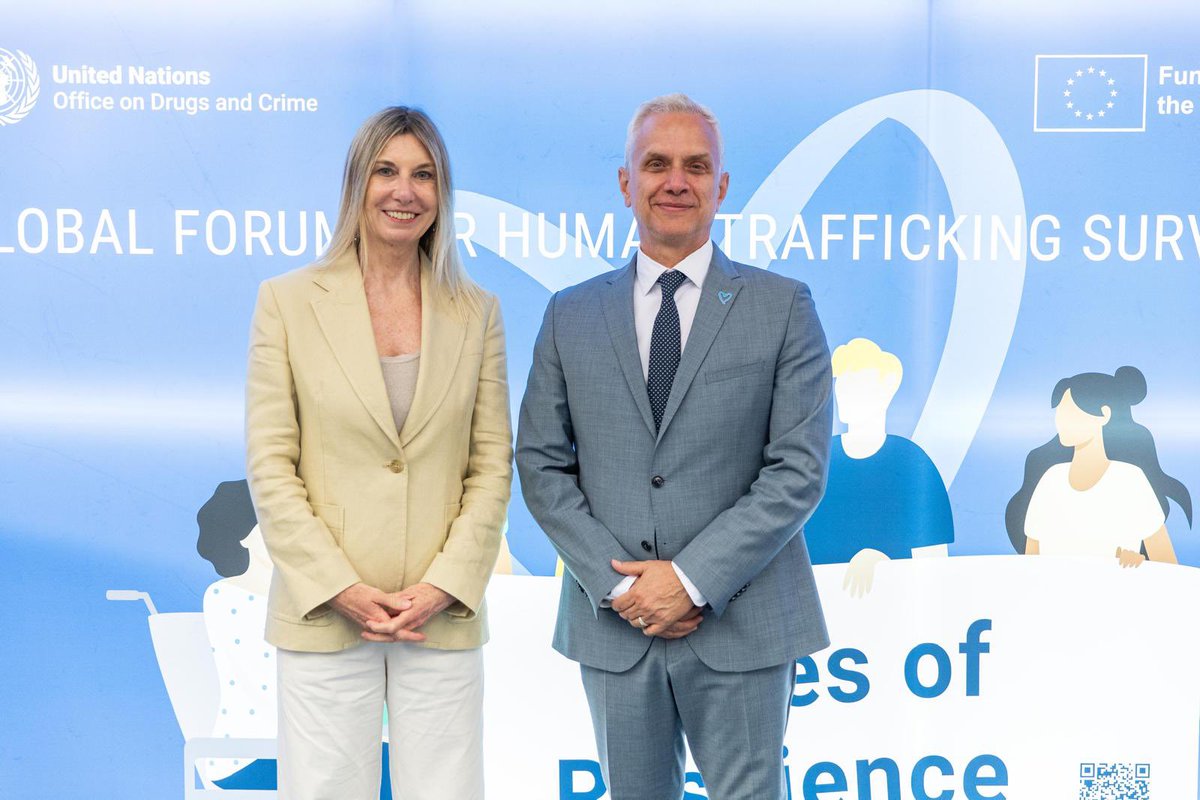 Diane Schmitt (@dianeschmitteu) on Twitter photo At the heart of every #HumanTrafficking case is a person whose rights, safety and dignity have been seriously harmed.
It was an honour to open the first ever Global Forum of Survivors and moderate a panel on protection needs <a href="/UNODC_HTMSS/">UN Human Trafficking & Migrant Smuggling</a>
#VoicesOfResilience At the heart of every #HumanTrafficking case is a person whose rights, safety and dignity have been seriously harmed.
It was an honour to open the first ever Global Forum of Survivors and moderate a panel on protection needs <a href="/UNODC_HTMSS/">UN Human Trafficking & Migrant Smuggling</a>
#VoicesOfResilience