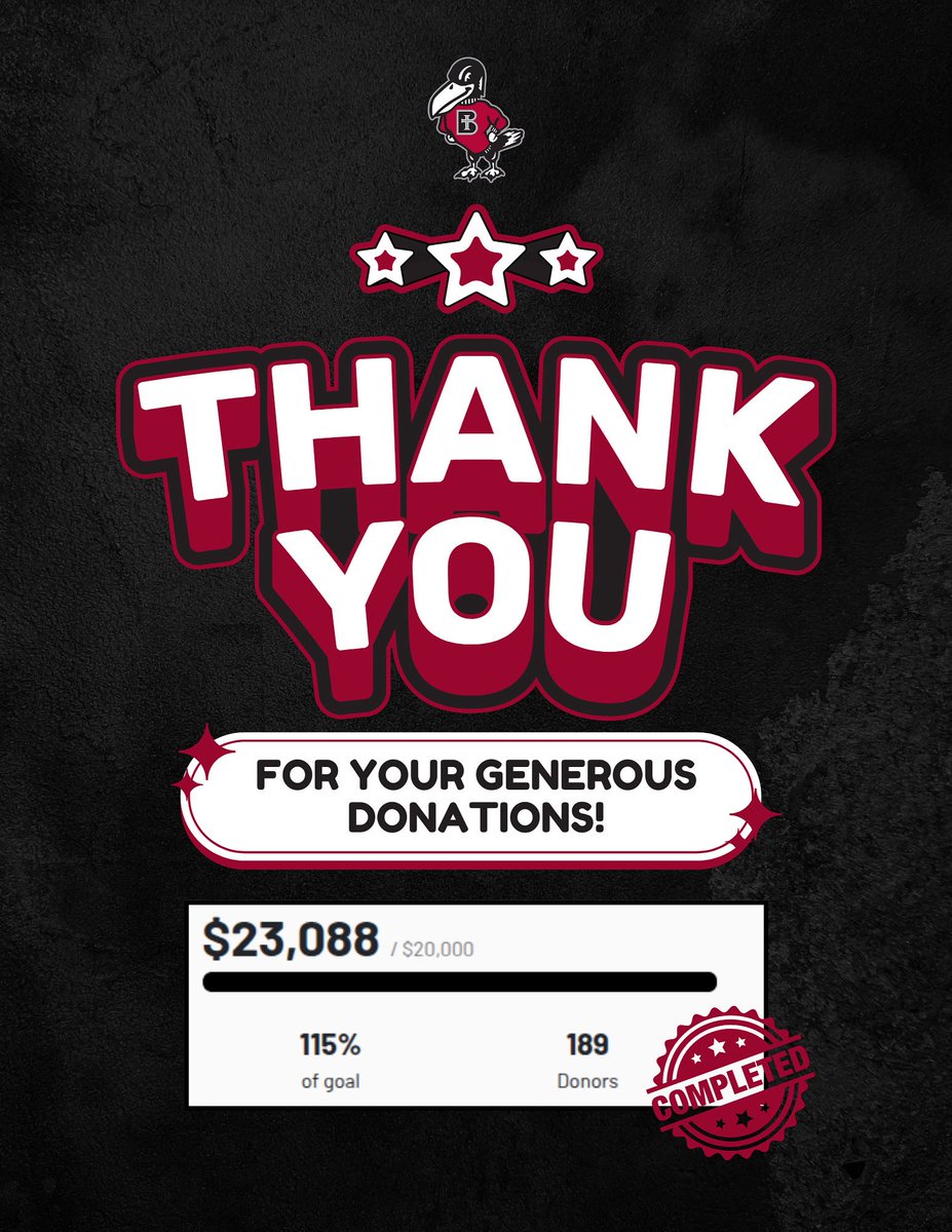 CHALLENGE COMPLETED‼️

We thank each and every one of our generous donors for allowing us to reach our goal… and MORE!

#TAG