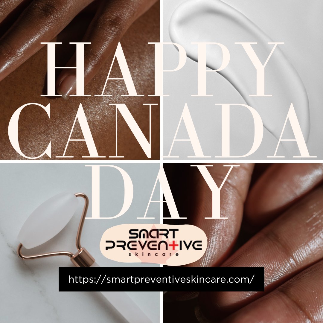 SmartPreventive's tweet image. 🇨🇦 Happy Canada Day from all of us at Smart Preventive Skin Care!
Today we celebrate strong values, radiant beauty, and skin that glows with pride.
Don’t forget your SPF—because summer sun doesn&apos;t take a holiday! ☀️🍁
#CanadaDay #SmartSkinCare #GlowWithPride #SPFAlways