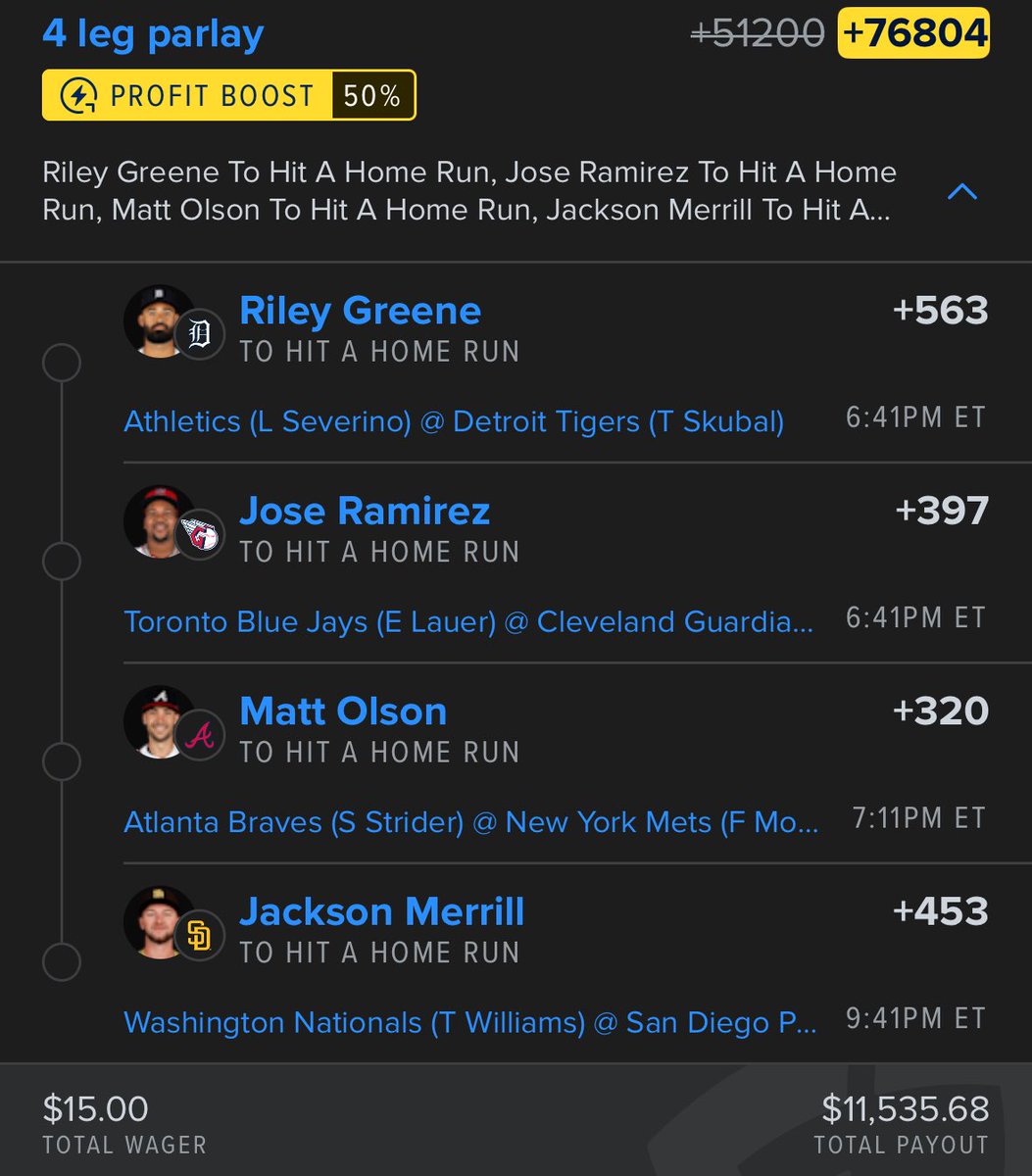 sharptucci's tweet photo. Ask the boys who’s their favorite home run is for #DingerTuesday and parlay it.

🫡 https://t.co/YbU631DKbx