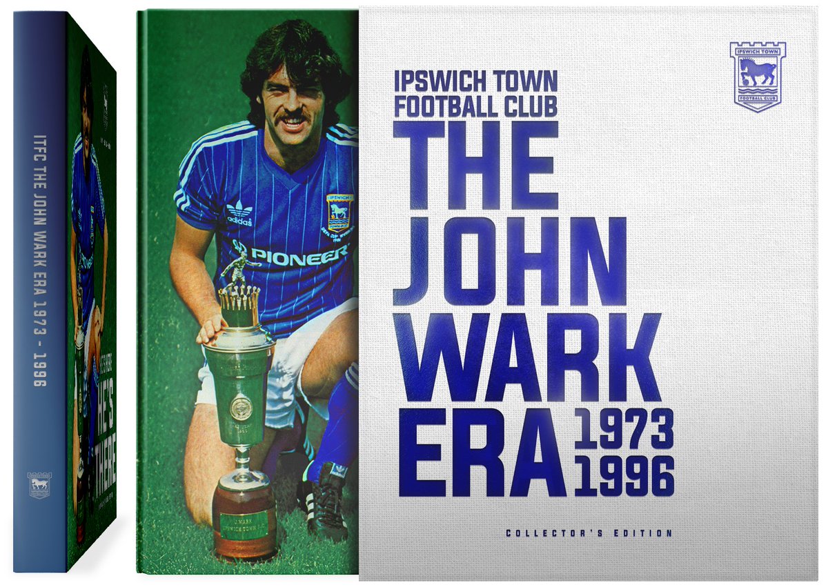 A NEW BOOK for 2025 - He's Here, He's There - John Wark's Ipswich Town story. The Town legend made 678 appearances and scored 179 goals - so we have 857 Collector's Edition copies available now for Pre-order - Don't miss out. Find out more at: itfcicons.com/hes-here-hes-t…