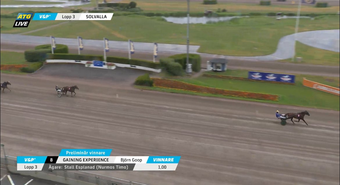 Lätta 60 000 kr in på tiden 1.15,0a/2 640 meter för Gaining Experience