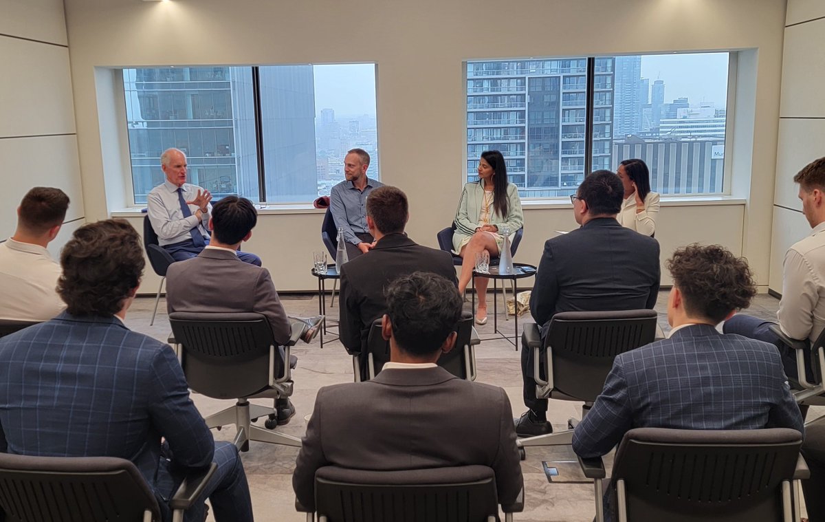 Our Futures Fund Leaders Panel last week was outstanding! Thanks to <a href="/BennettJonesLaw/">Bennett Jones</a> for hosting the day &amp; sincere thanks to CEO Dominique Hussey, Iggy Domagalski of <a href="/Wajax/">Wajax</a>, Reetu Gupta of the Gupta Group &amp; John Wallace of Caldwell for making this a great day for our scholars!