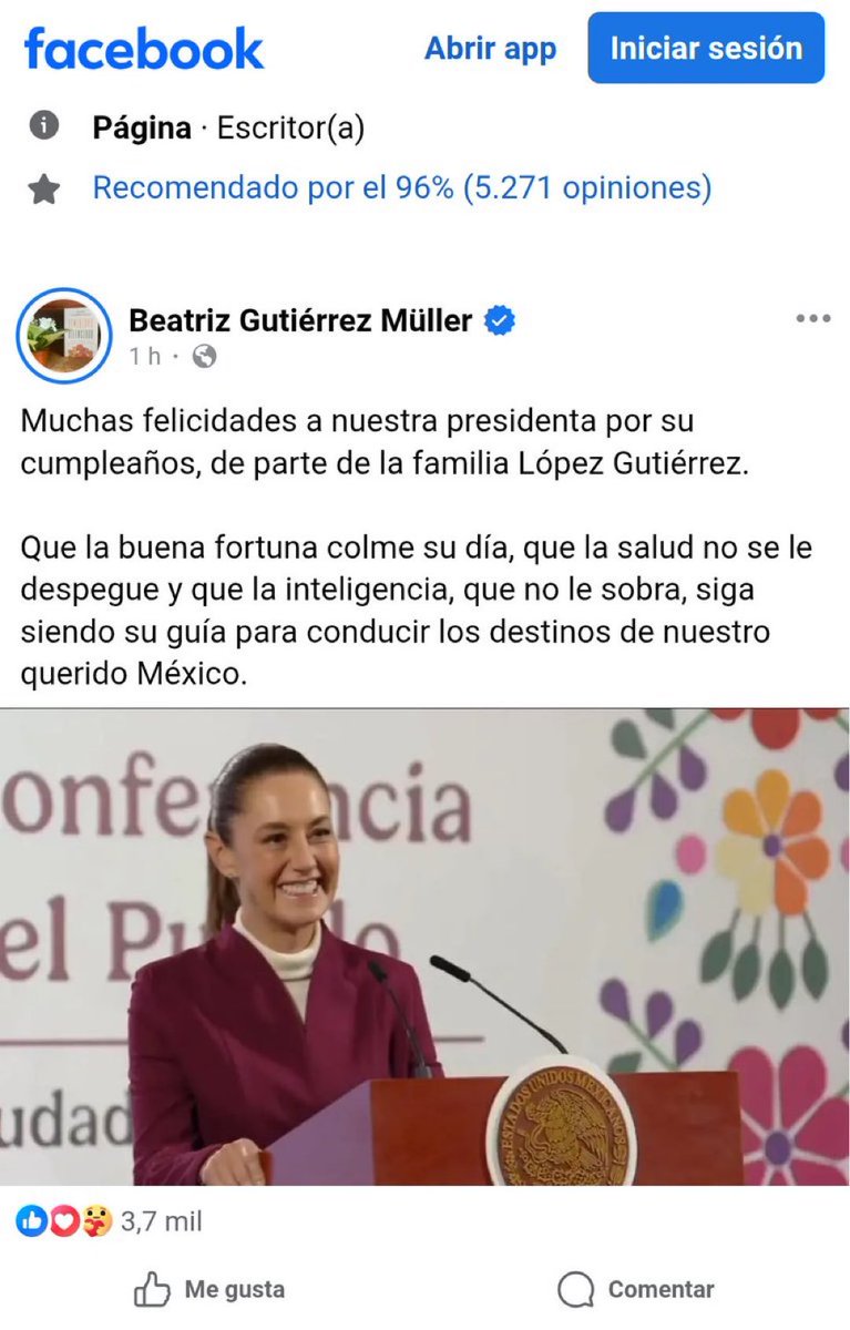 Vicente_Galvez's tweet photo. ¿Y por qué el insulto?

¿Por qué la esposa de López Obrador le dice a la presidenta que la inteligencia “no le sobra”? 👇 https://t.co/iOj6Q3WOeb