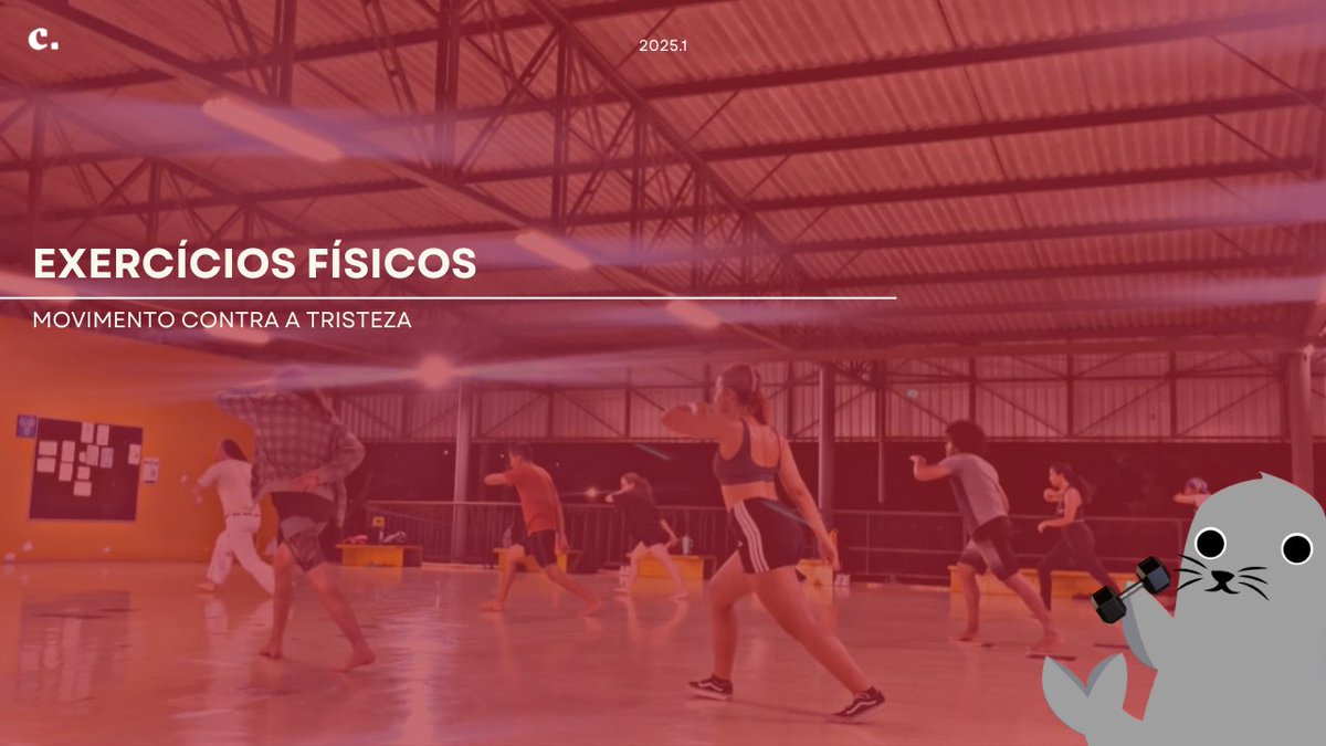 campusitofacunb's tweet image. COMO AS ATIVIDADES FÍSICAS PODEM SALVAR SUA SAÚDE MENTAL?

Depressão, ansiedade e esgotamento 
mental estão cada vez mais presentes na vida universitária. Para combater isso, o exercício físico é um aliado importante.

Siga o fio 🧶

#UnB #SaúdeMental