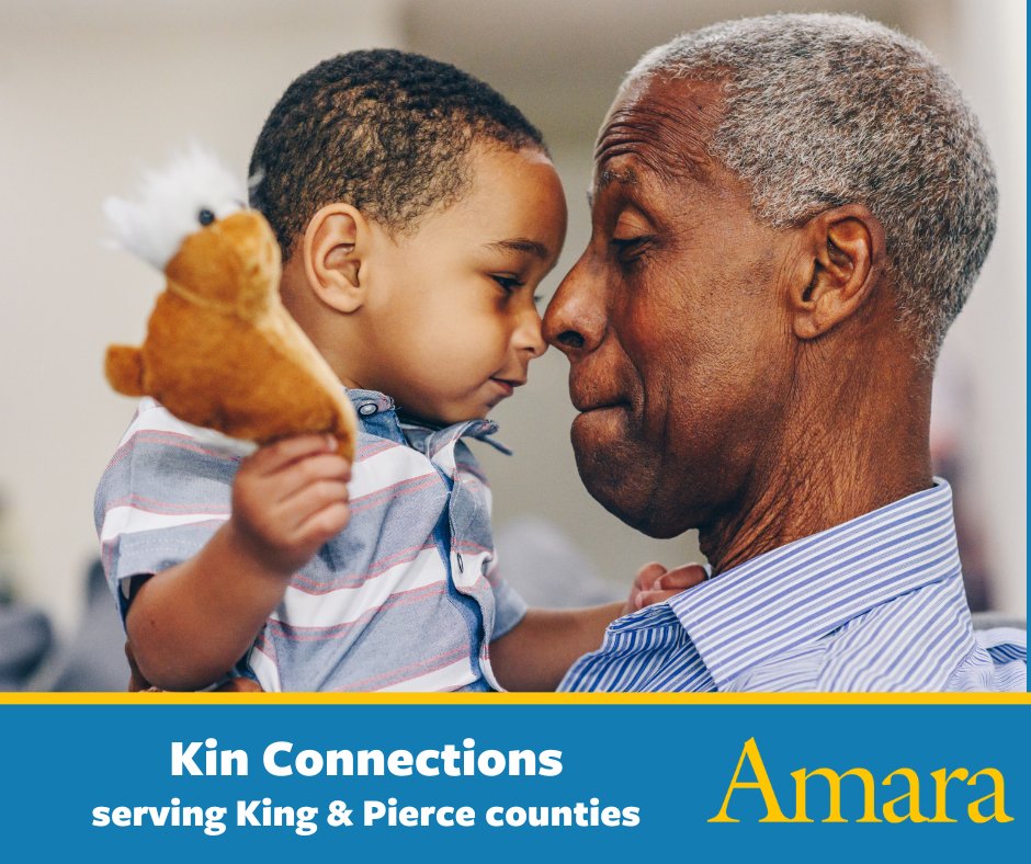 theamarafamily's tweet photo. Amara’s Kin Connections program helps kinship families in King &amp; Pierce counties. We help them get the resources &amp; supports they need to care for relative kids, many of whom arrive in their caregivers’ homes w/little notice. #kinshipcare #kinship #kinfirst
https://t.co/E9CAYXsOlc https://t.co/tlLKd79SD8