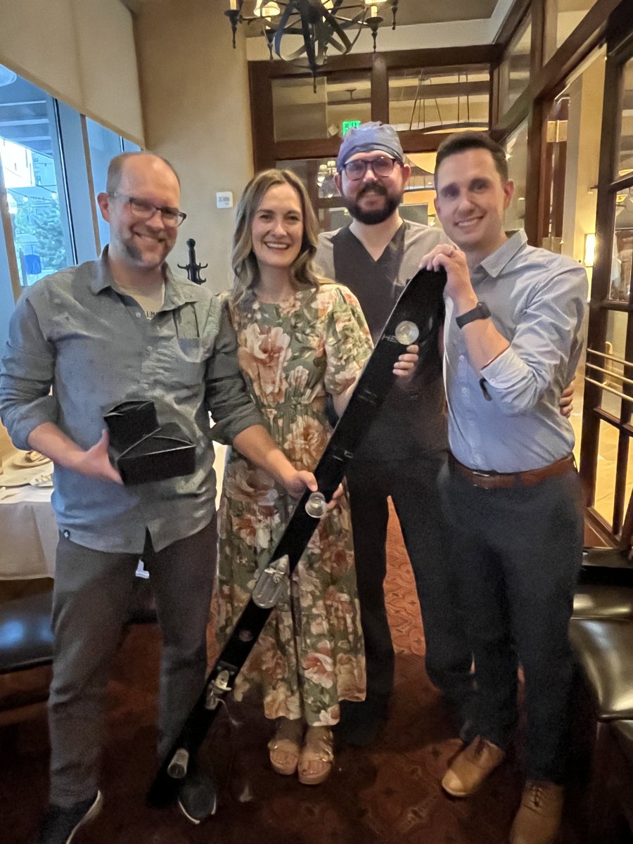 Last night we had the pleasure of celebrating fellowship graduation with Luke Fenlon &amp; Sabrina Newstead! 🎉

We wish them every success as they continue in their careers!
#uofutahidfellowship #graduation #uofuhealth #universityofutah #fellowsgraduation