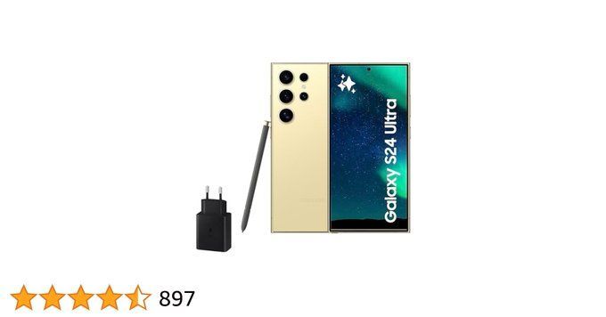 pc_baratos's tweet image. amzlink.to/az0hX0nlGQHeT
🔥🔥DESCUENTO:34%
Samsung Galaxy S24 Ultra.🔥 #ventasflashAmazon🔥Con Cargador 45W  Móvil con IA #amazonespaña  #opcionamazon 
12 GB RAM 512 GB Almacenamiento 🔥🔥 Cámara 200MP
S Pen  Batería Larga Duración (Versión Española)