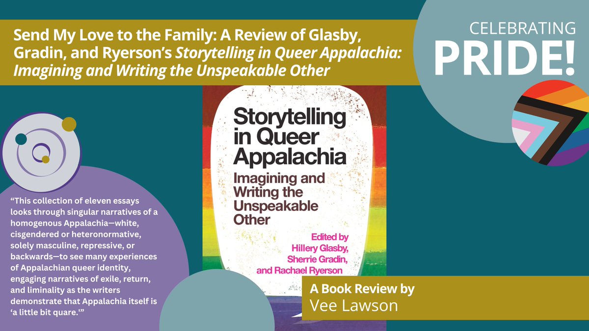 🏳️‍🌈🎉🏳️‍⚧️Another fantastic read in honor of #PrideMonth! Check out this #bookreview by Vee Lawson and add Queer Appalachia to your reading list!

🔗Visit the link in our bio to read more!

#TeamRhetoric #AcademicChatter #LGBTQIA #pride