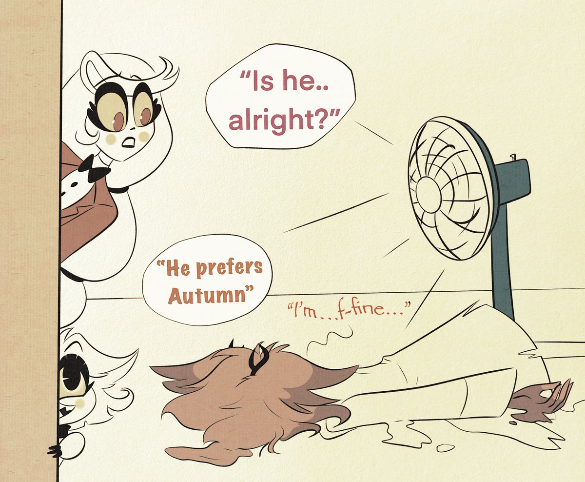 I'm not saying it's hot, but my soul just asked for polar air.🙏🥲

🥵 Alastor prefers autumn. I prefer not dying.🔥
#HazbinHotel #Alastor #HazbinHotelAlastor #HazbinHotelCharlie