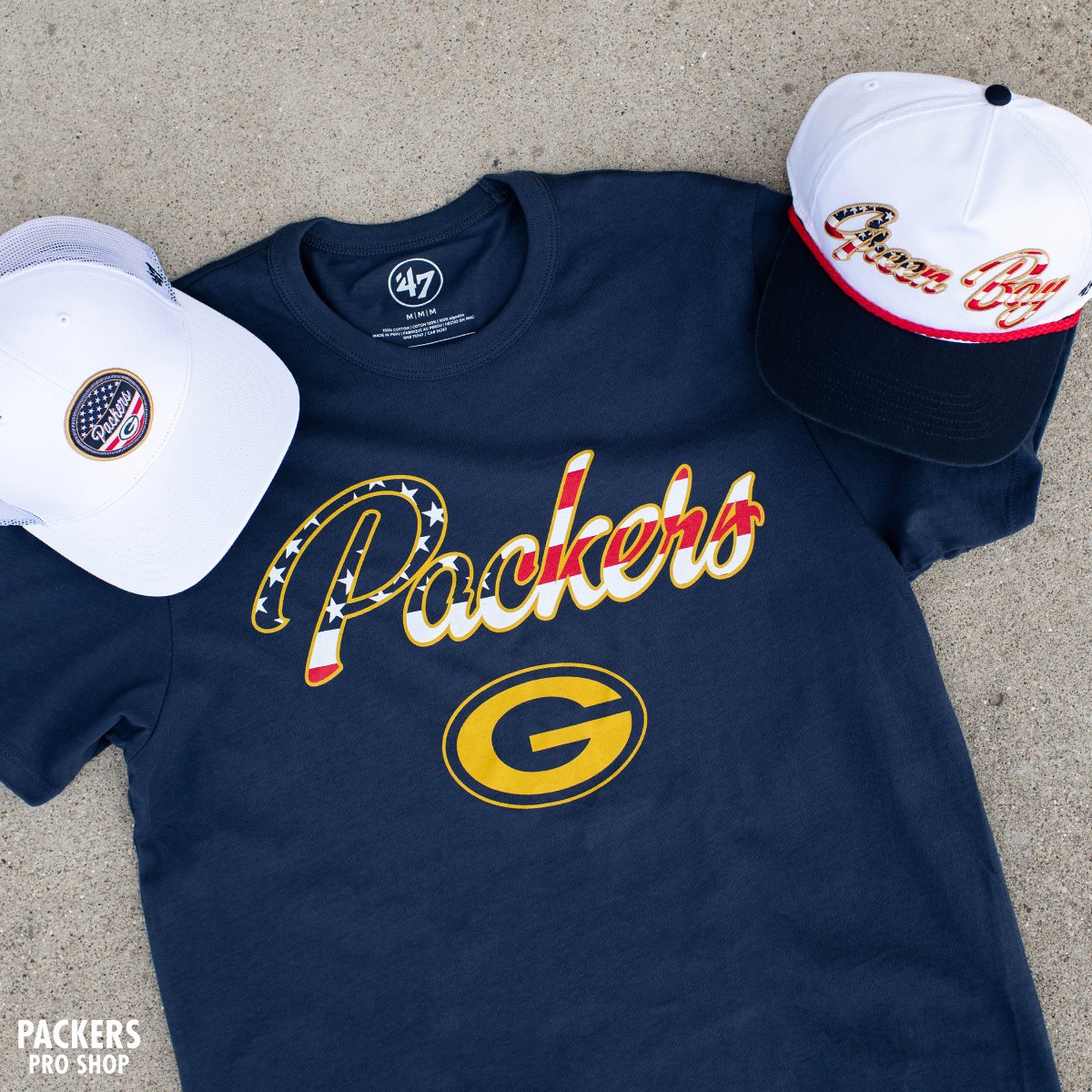 packersproshop's tweet image. Red, white, blue, and Packers too. Shop Americana: bit.ly/4k4YDfw