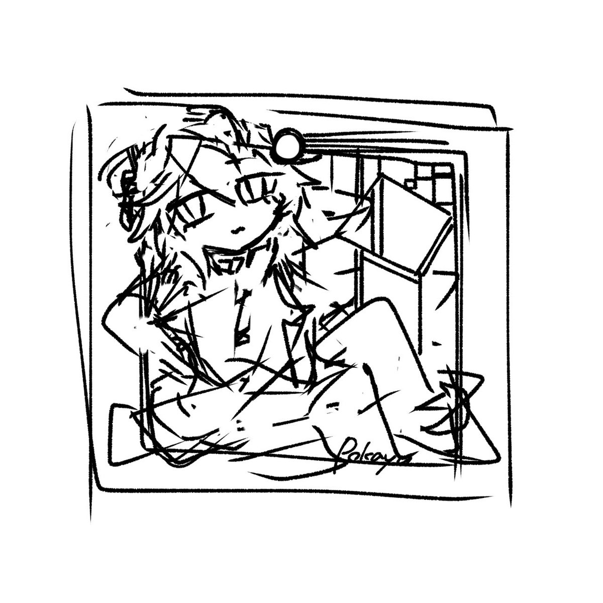 適当に考えてみた  構図変わるかも
寝る