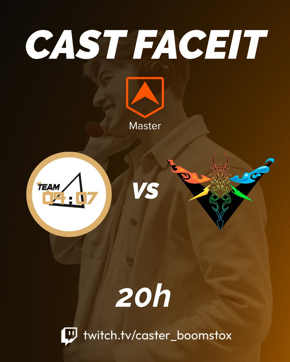 Boomstox (@boomstox) on Twitter photo Grosse semaine pour la <a href="/ElementWasp/">Element Wasp</a> en <a href="/FACEIT_OW/">FACEIT Overwatch</a> League et on commence par :
🐝Wasp x Oh No - 0907 🟡
Rendez-vous à 20h sur ma chaine !
🎥ttv/caster_boomstox
(avec <a href="/fisheye_prods/">Fisheye Productions</a>) Grosse semaine pour la <a href="/ElementWasp/">Element Wasp</a> en <a href="/FACEIT_OW/">FACEIT Overwatch</a> League et on commence par :
🐝Wasp x Oh No - 0907 🟡
Rendez-vous à 20h sur ma chaine !
🎥ttv/caster_boomstox
(avec <a href="/fisheye_prods/">Fisheye Productions</a>)