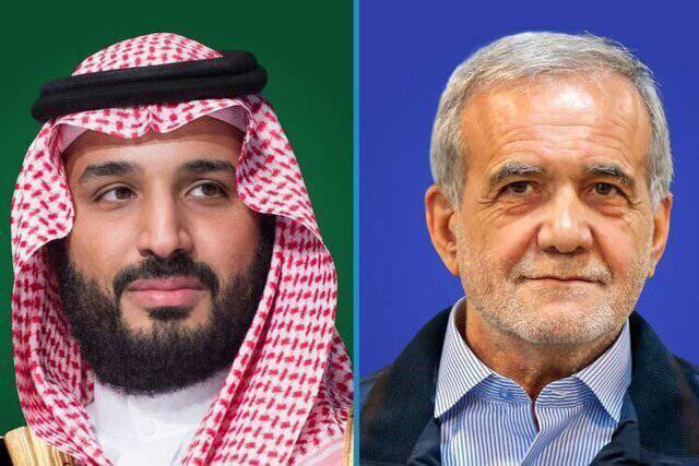 JUST IN: SAUDI ARABIA AND IRAN SPEAK ON CEASEFIRE

Telephone conversation between Saudi Crown Prince and President of the Islamic Republic of Iran:

President Masoud Pezeshkian in the call with the Saudi Crown Prince: We are prepared to resolve and settle issues between Iran and