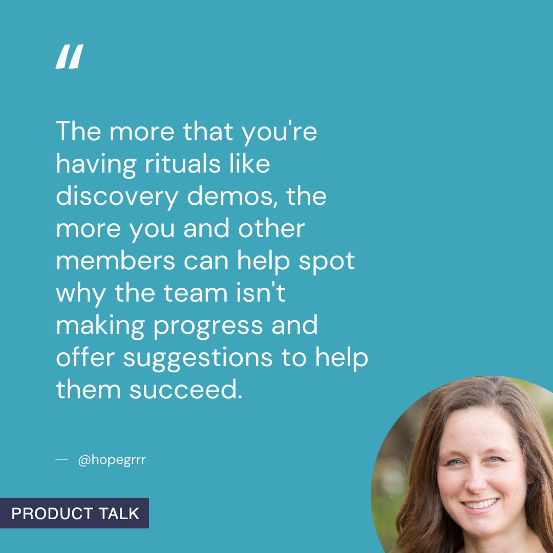 "The irony is, I think when we have a learning culture, we do perform. But a performing culture does not always result in performing, and it rarely results in learning."

Hope Gurion and I explore how to hold empowered product teams accountable to outcomes. We cover:

🎯 The