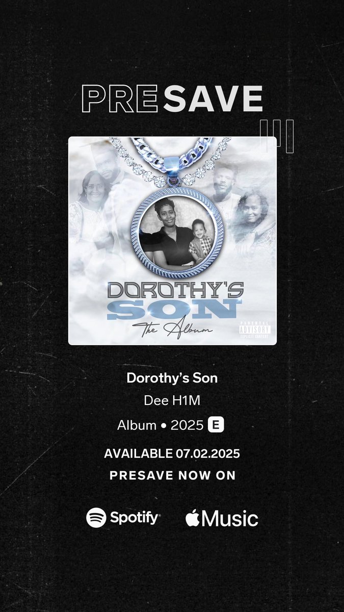 BelieveInnDee's tweet photo. Dee H1M - Dorothy’s Son
July 2nd!🔥 https://t.co/bIeKkWDXvs https://t.co/LnTrhQ0XrA