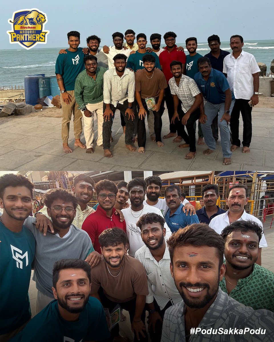 Strengthening our minds &amp; hearts before the next challenge 💪🏼

#templevisit 

#SiechemMaduraiPanthers #PoduSakkaPodu #TNPL2025