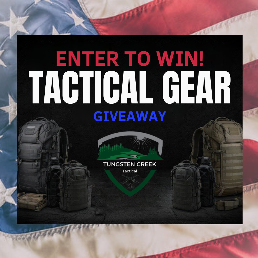 🎉 WINNER: Justin B.! 🏆
Premium tactical gear heading his way!

🇺🇸 NEW RAFFLE: July 4th Freedom Raffle TODAY - July 6th
ENTER:✅ Sign up: tungstencreektactical.com 
✅ Follow us on all platforms
Code RECON15 = 15% OFF
#TacticalGear #RaffleWinner #July4thRaffle