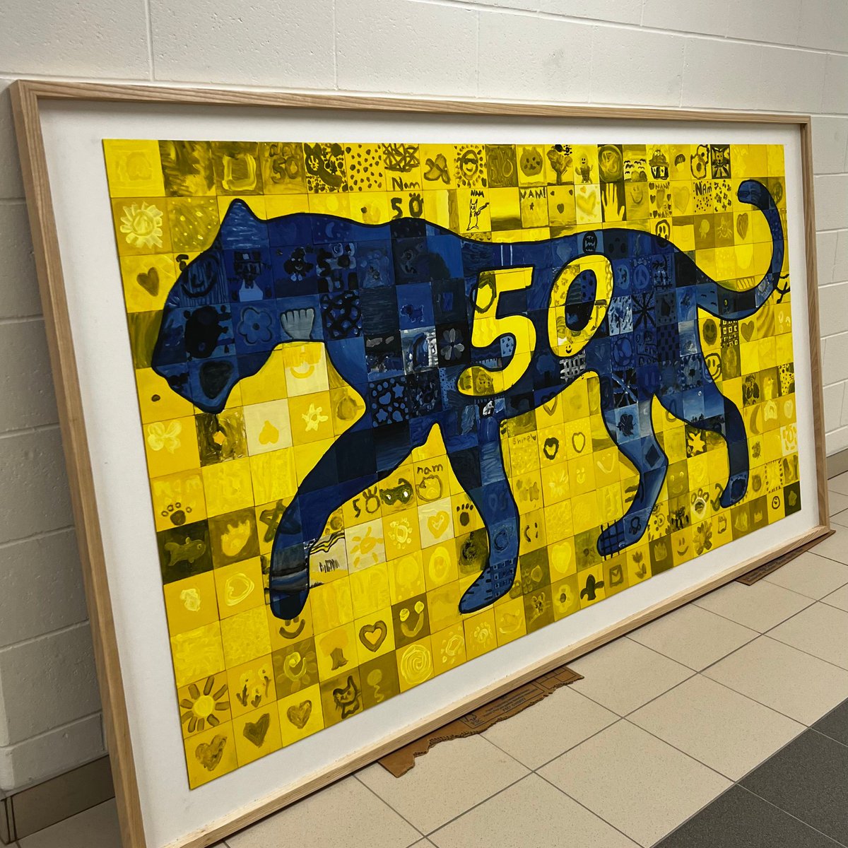 For their 50th anniversary, we teamed up with the students and staff at N A MacEachern Public School to create something unforgettable 🎨✨

261 students each painted their own tile, which came together to form a collaborative mural masterpiece!

Happy anniversary NAM and way to