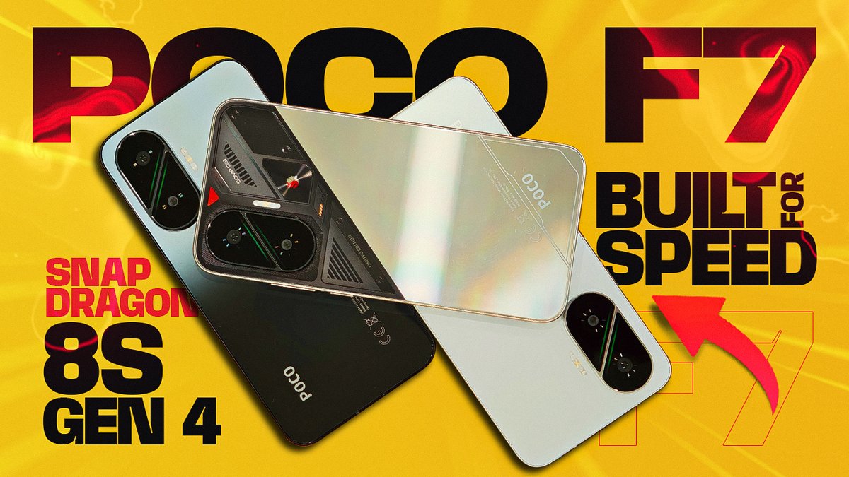 Just for you today, I have a new video discussing the latest <a href="/POCOGlobal/">POCO</a> #POCOF7, my first <a href="/Snapdragon/">Snapdragon</a> #SD8SGen4 smartphone.
I hope you enjoy it.

youtu.be/t7PpVfYFlIE