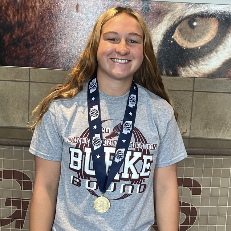 Congratulations to Kennedy B on your All Class Gold in shot put with her throw of 43' 4.25".