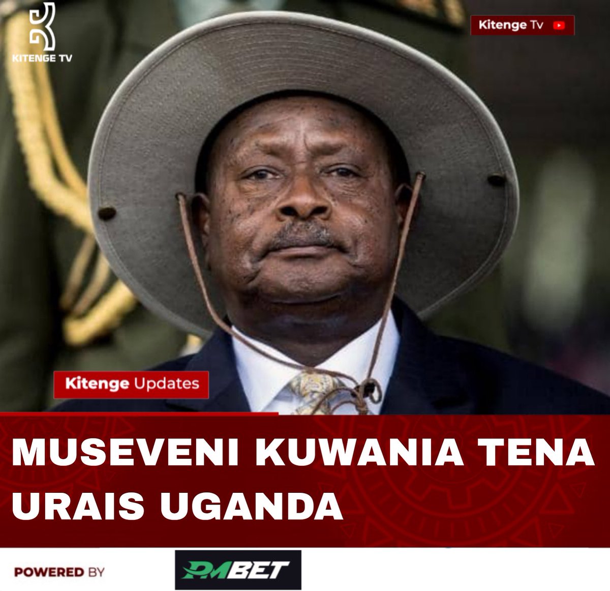 Rais wa Uganda Yoweri Museveni atawania kuchaguliwa tena katika Uchaguzi wa Januari 2026.

Kiongozi huyo mwenye umri wa miaka 80 anatazamiwa kuchukua Fomu za uteuzi Jumamosi hii , akilenga kutetea nafasi yake kama Mwenyekiti wa Chama Tawala (NRM ) na kupeperusha bendera ya Chama