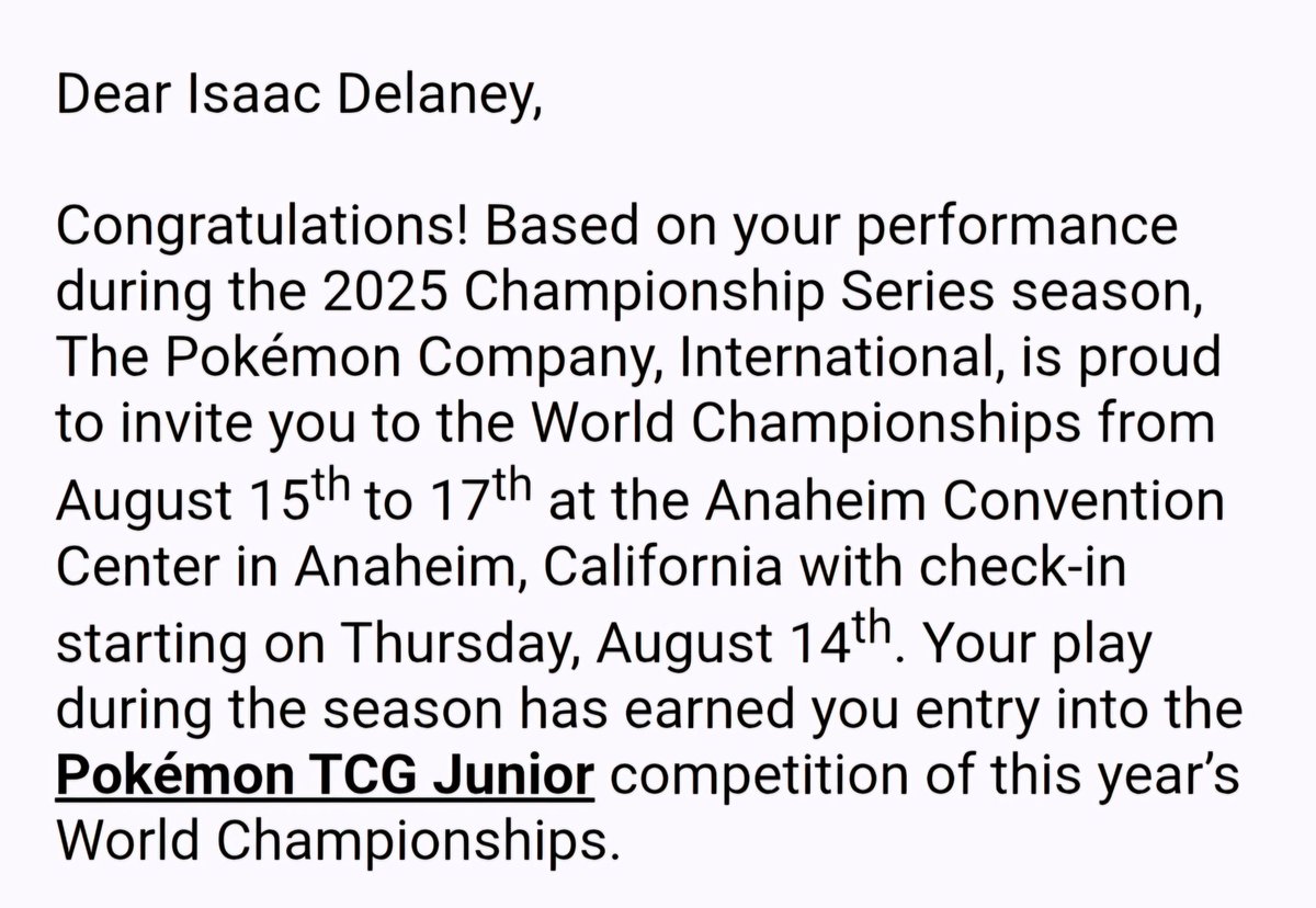 Time to get excited now