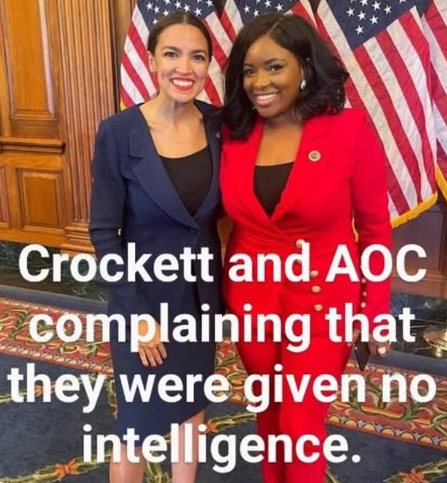 Gail Phyfer (@maga_phyfer) on Twitter photo <a href="/AOC/">Alexandria Ocasio-Cortez</a> What war, <a href="/AOC/">Alexandria Ocasio-Cortez</a>?
President Trump hasn't dragged us into a war. You're not only silly and stupid, YOU'RE A HABITUAL LIAR! <a href="/AOC/">Alexandria Ocasio-Cortez</a> What war, <a href="/AOC/">Alexandria Ocasio-Cortez</a>?
President Trump hasn't dragged us into a war. You're not only silly and stupid, YOU'RE A HABITUAL LIAR!