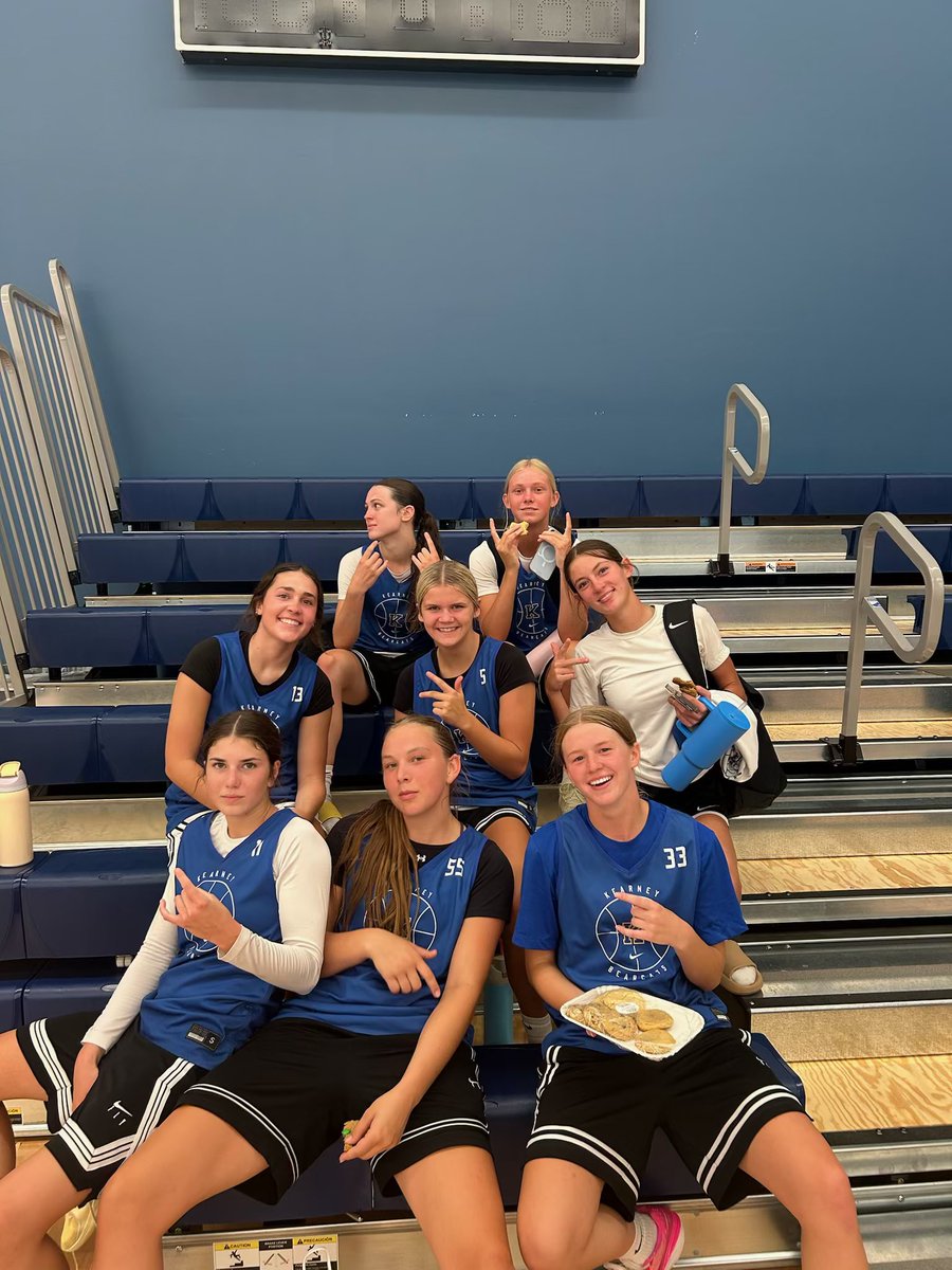 khsgirlsbb's tweet photo. We finished up our June basketball season today by going 3-2 at the @UNKWBB team camp!  Extremely proud of this group for battling as a TEAM this summer!  This is going to be a fun team to watch bearcat nation!  #WINTHEDAY #CATSBASKETBALL https://t.co/9p2xWrTrNV