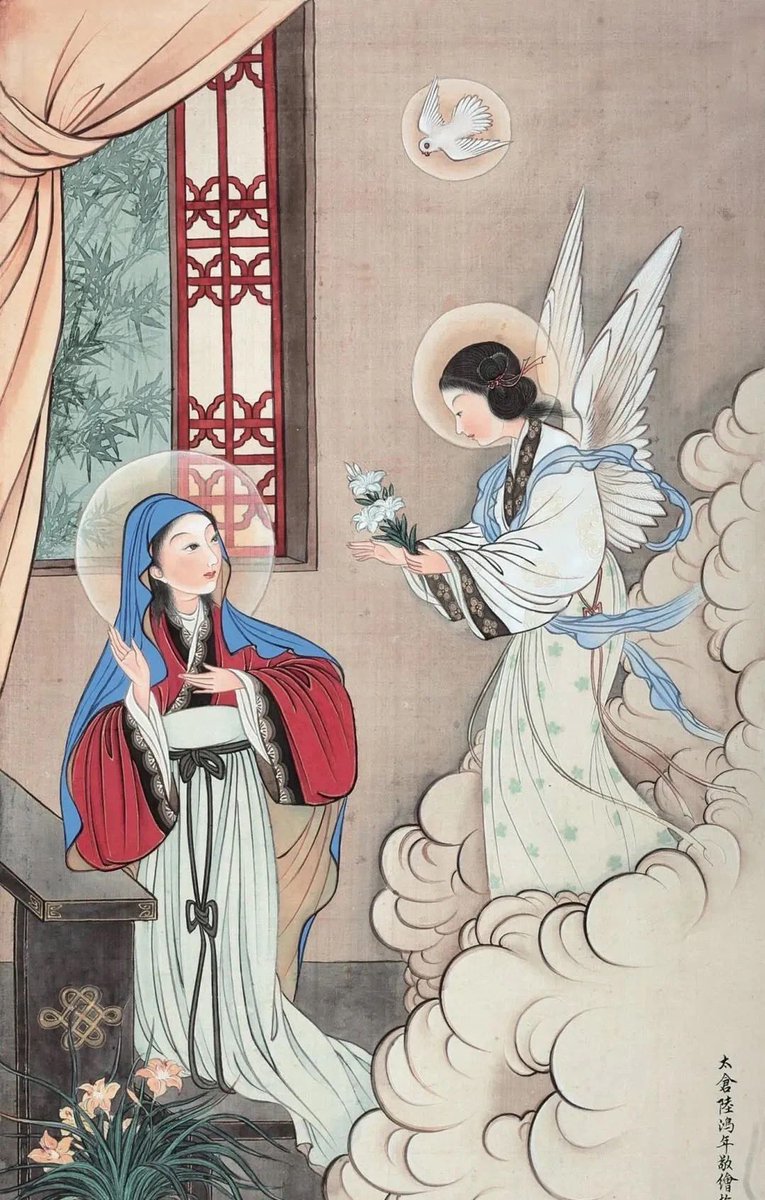 Pray The Rosary (@praytherosary12) on Twitter photo The Annunciation The Annunciation