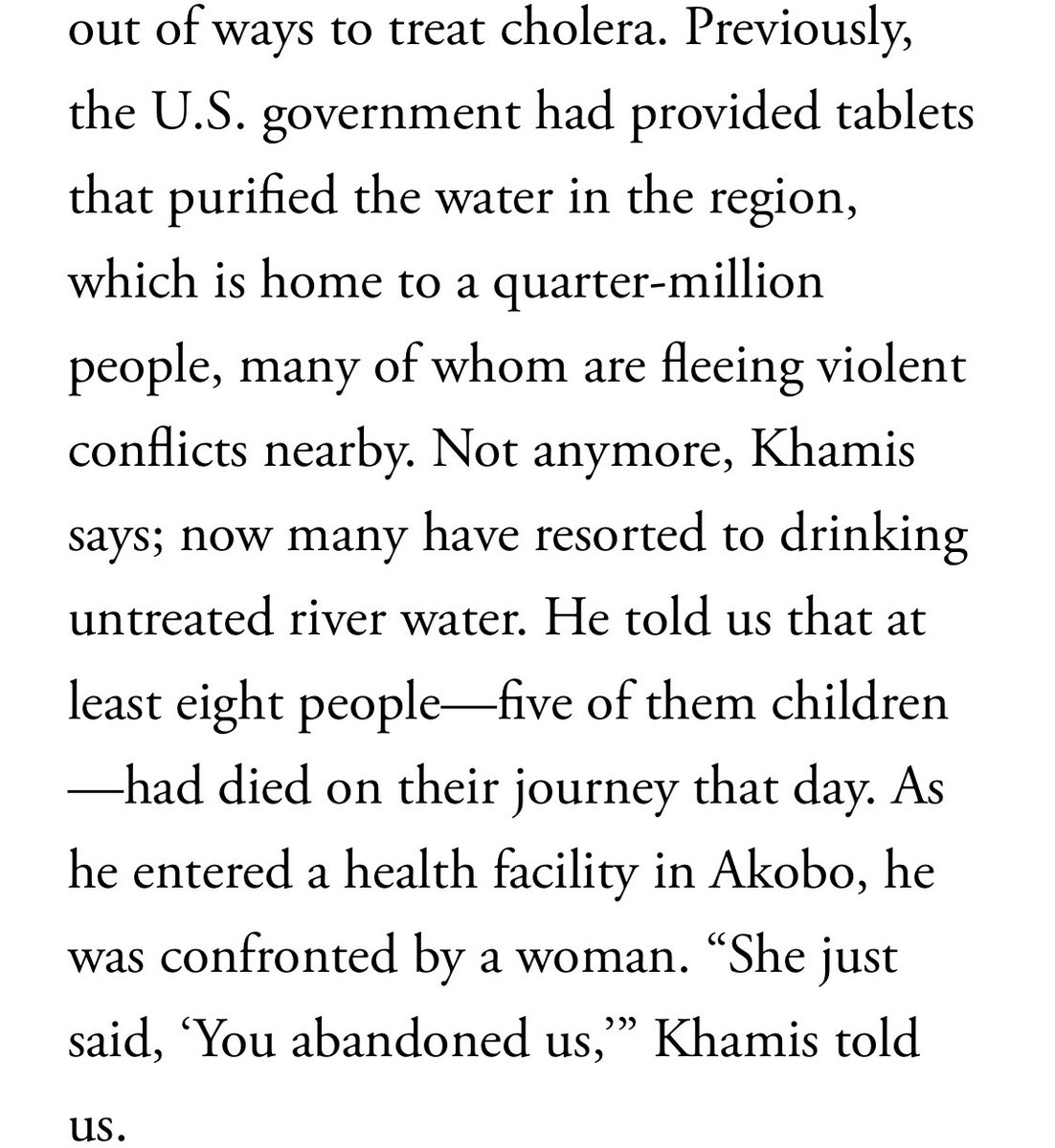 whstancil's tweet photo. Why are we doing this? It costs us almost nothing to save these lives from easily treatable illnesses. 

When the support that kept them alive ended, your life didn’t change at all. But now hundreds of thousands of children are going to die. For nothing. https://t.co/42So0udTmS