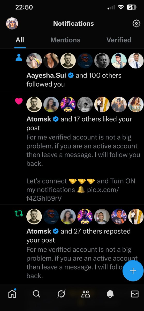 GR0WTH happens when you show up daiIy.

If people don't know that you exist, how can they SUPP0RT you?

RepIy bIIow and let others know about you.

C0NNECT with everyone who likes or replies to your comment to level up your numbers. 🚀