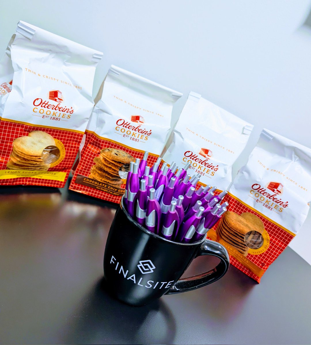 That moment when your website vendor sends your team a cookie care package just because. 

We 💜 <a href="/Finalsite/">Finalsite</a>! 

#SchoolPR