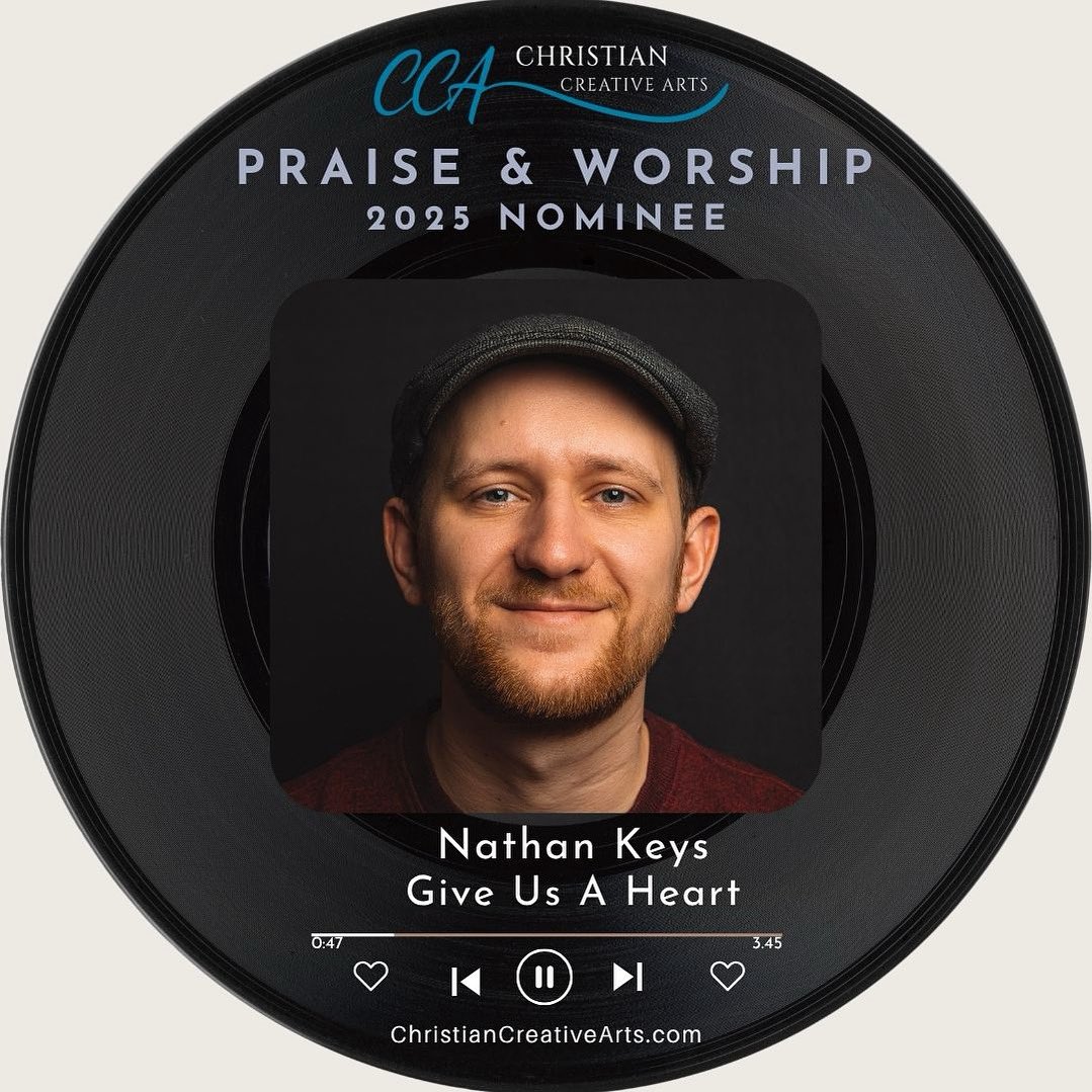 THANK YOU!

Honored to have my song “Give us a heart” nominated for the “Praise &amp; Worship” category at  Christian Creative Arts!

I’m so grateful, especially to @rosskingmusic for cowriting this song with me!
Glory to God.