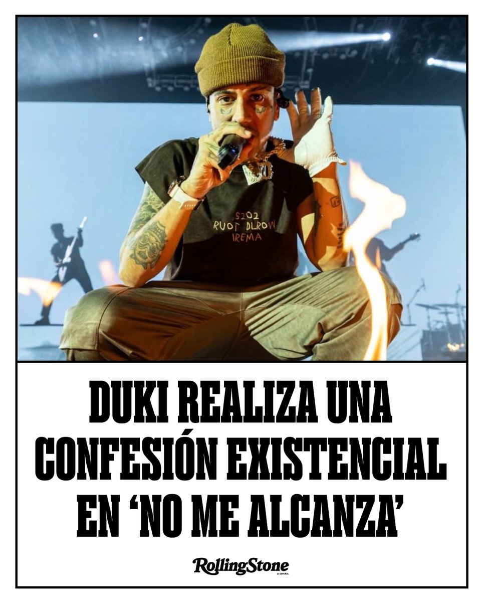 🎤 Duki lanzó ‘NO ME ALCANZA’ como segundo adelanto de su próximo EP ‘5202’, un reflejo honesto sobre el éxito y sus retos personales. Escúchalo aquí. 👇 

es.rollingstone.com/duki-realiza-u… 

#RollingStoneEnEspañol #RollingStone #Música